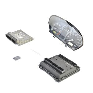 Kit calculateur et serrures Skoda FABIA 1 1999–2007 1.2 AZQ 03E906033A